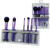 Royal & Langnickel Moda Total Face 7pc Purple Brush Kit 
